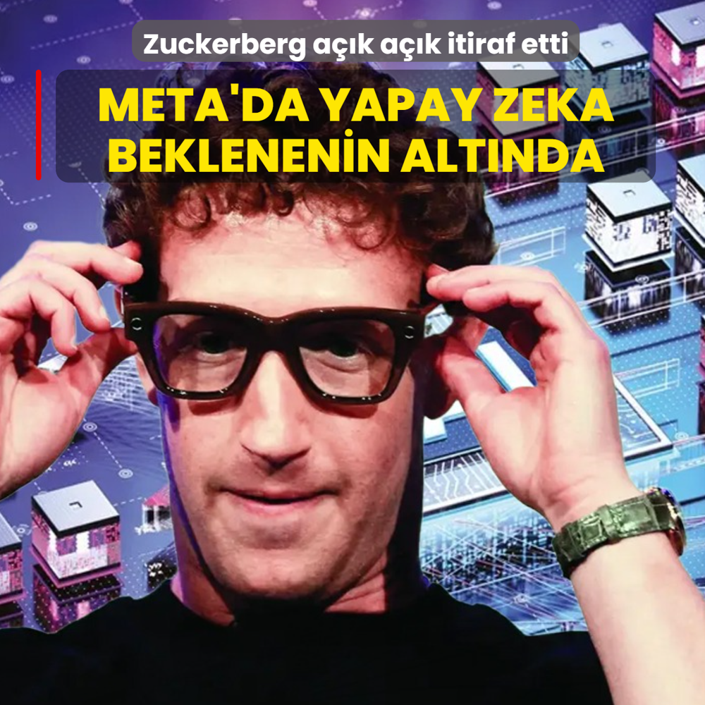 Meta'da yapay zeka beklenenin alt�nda