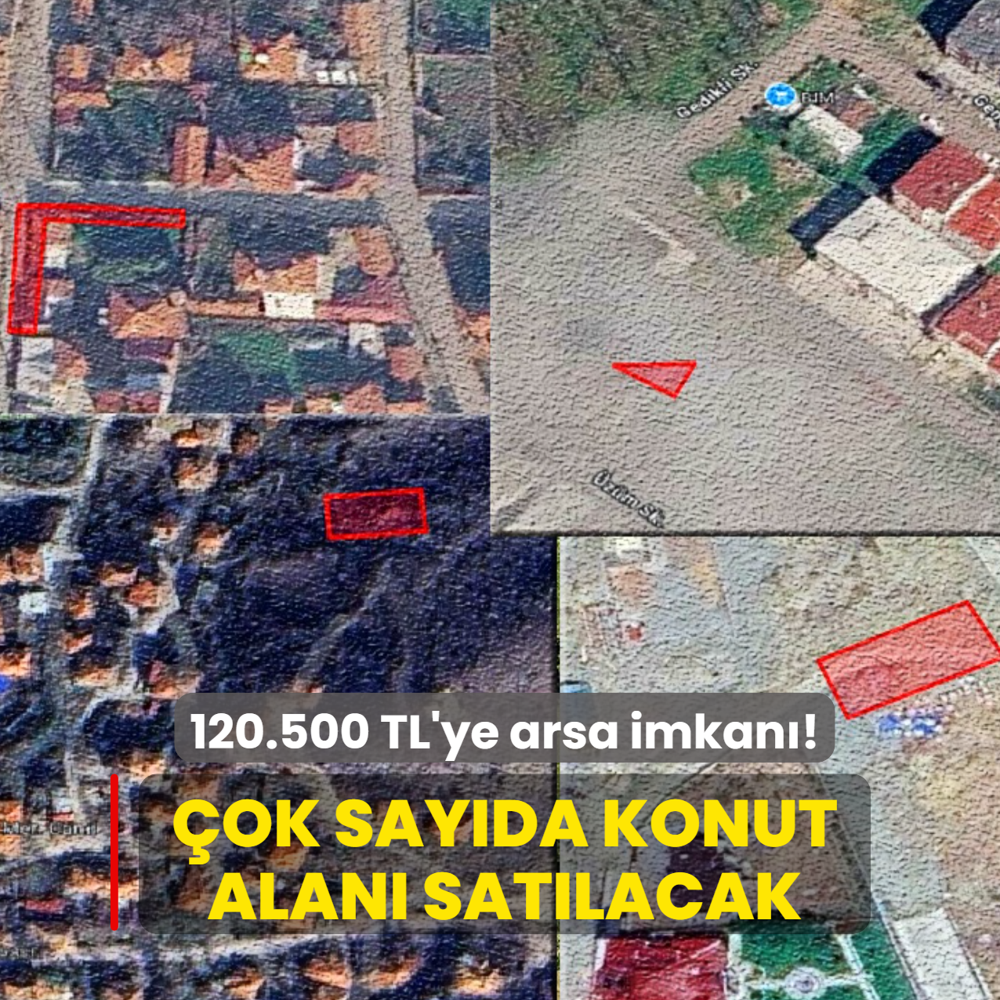 Milli Emlak a��klad�: �ok say�da konut alan� sat�lacak! 120.500 TL'ye arsa imkan�
