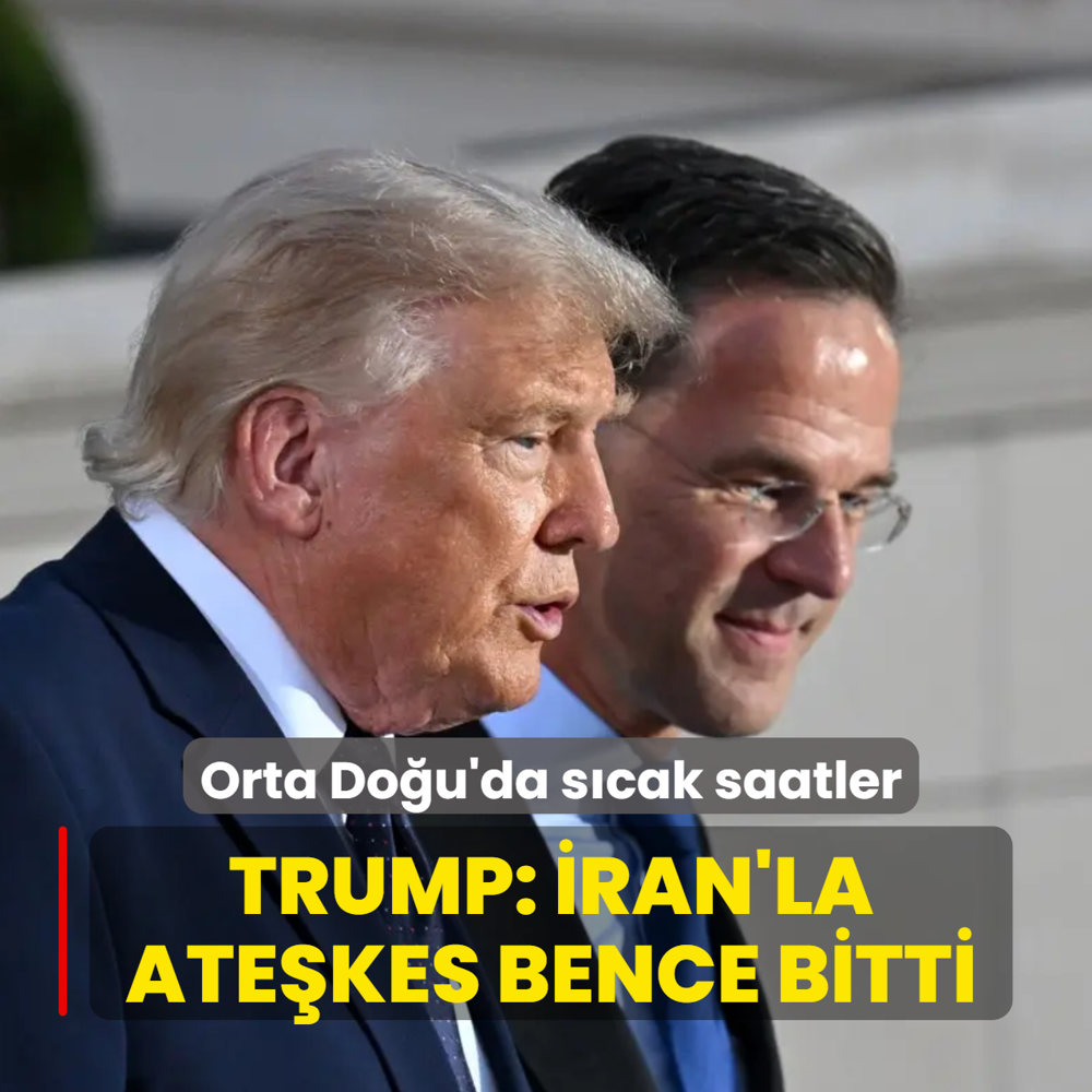 Orta Do�u'da s�cak saatler! Trump: �ran'la ate�kes bence bitti