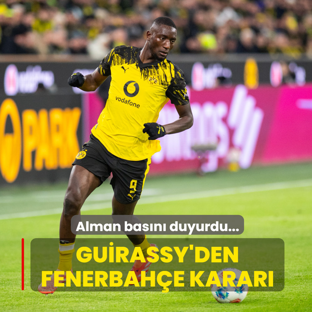 Alman bas�n� duyurdu... Guirassy'den Fenerbah�e karar�