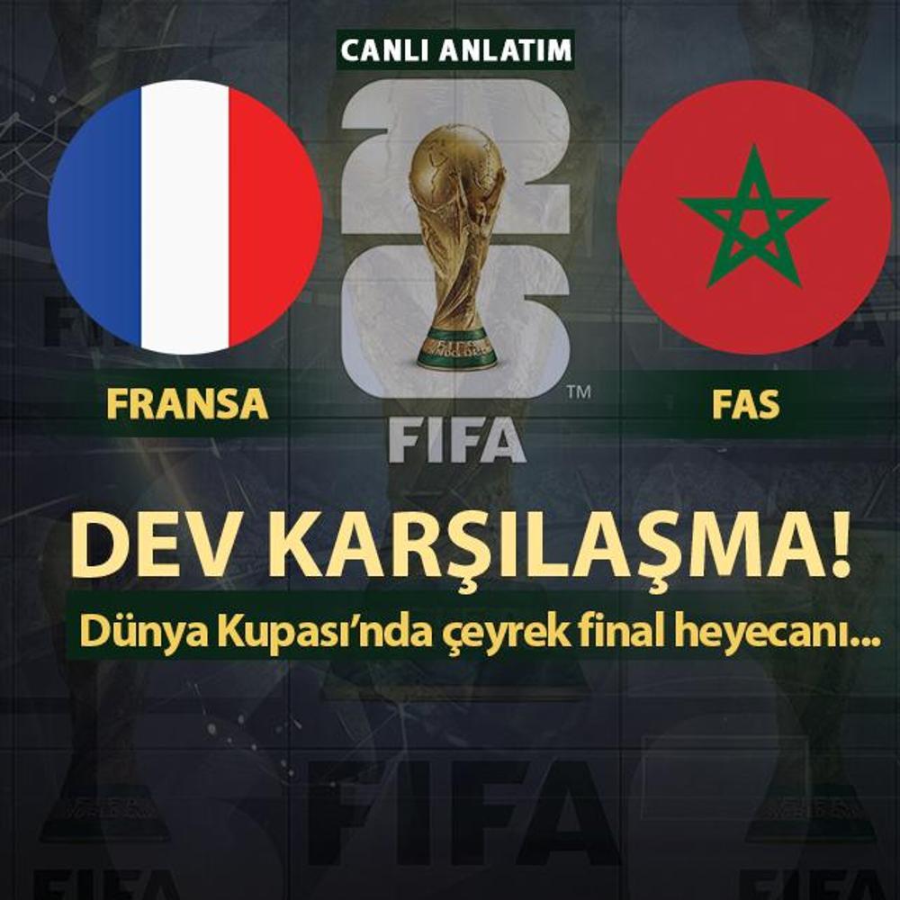 CANLI: Fransa - Fas