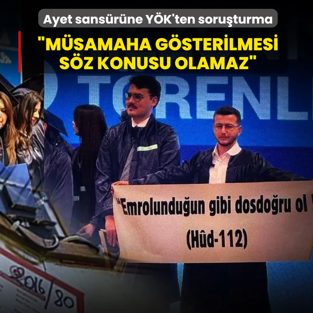 Ayet sans�r�ne Y�K'ten soru�turma: �M�samaha g�sterilmesi s�z konusu olamaz�