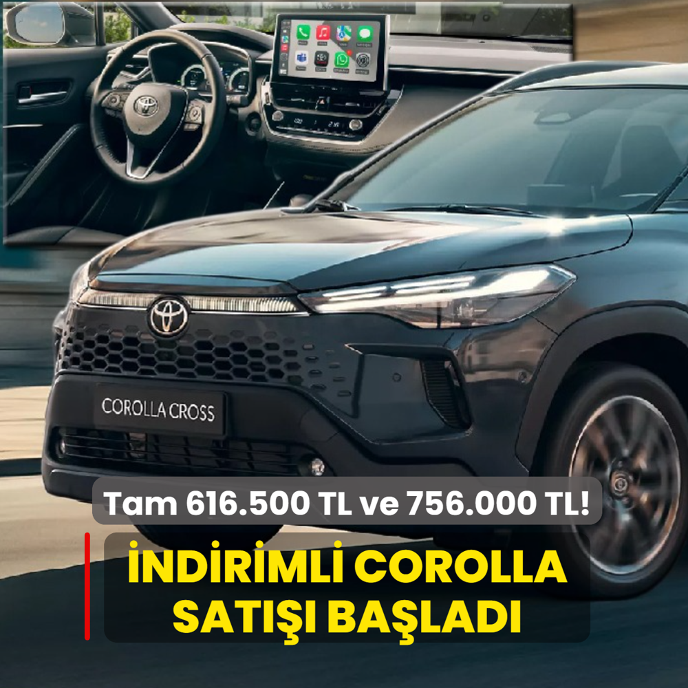 Toyota yapt� yapaca��n�: �ndirimli Corolla sat��� ba�lad�! Tam 616.500 TL ve 756.000 TL