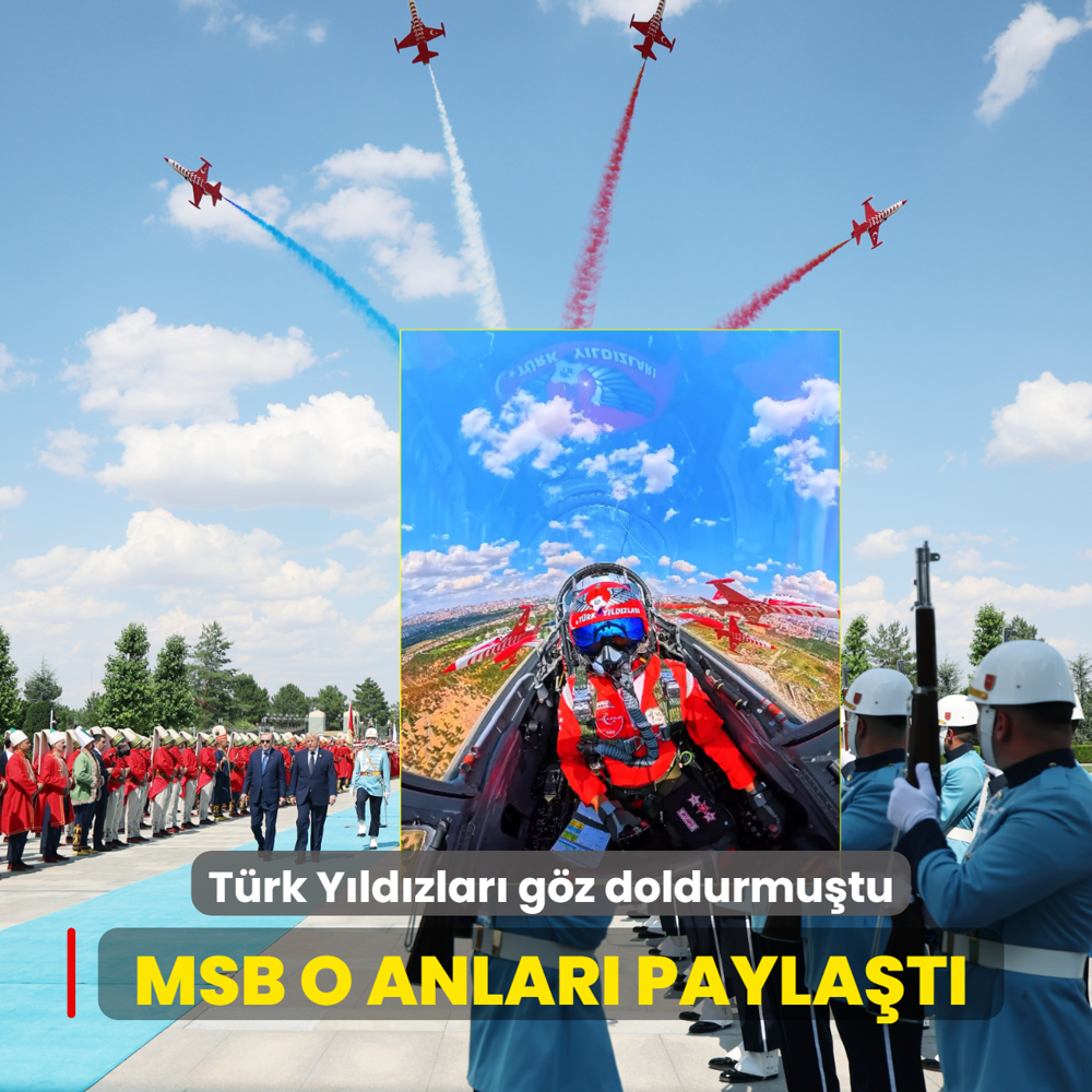 T�rk Y�ld�zlar� g�z doldurmu�tu: MSB o anlar� payla�t�