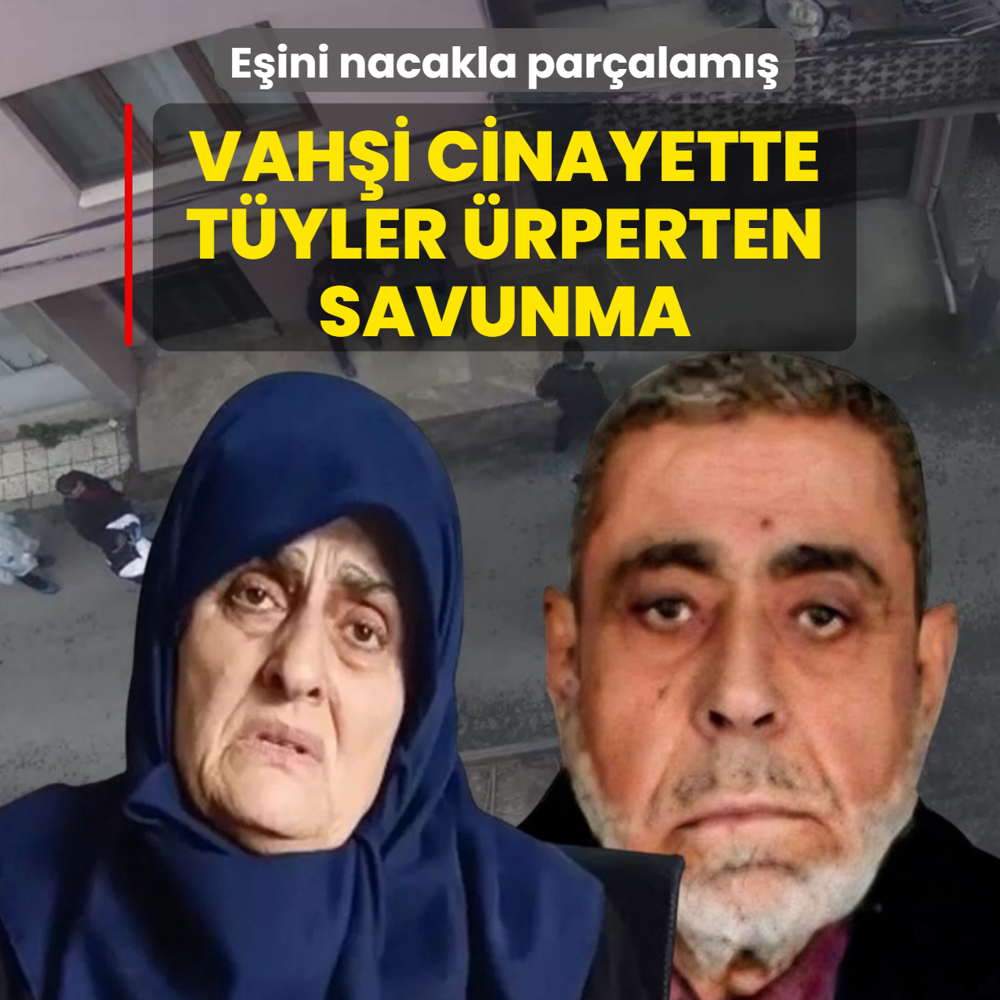 Vah�et anlar�n� anlatt�! E�ini nacakla par�alayan kad�ndan t�yler �rperten savunma