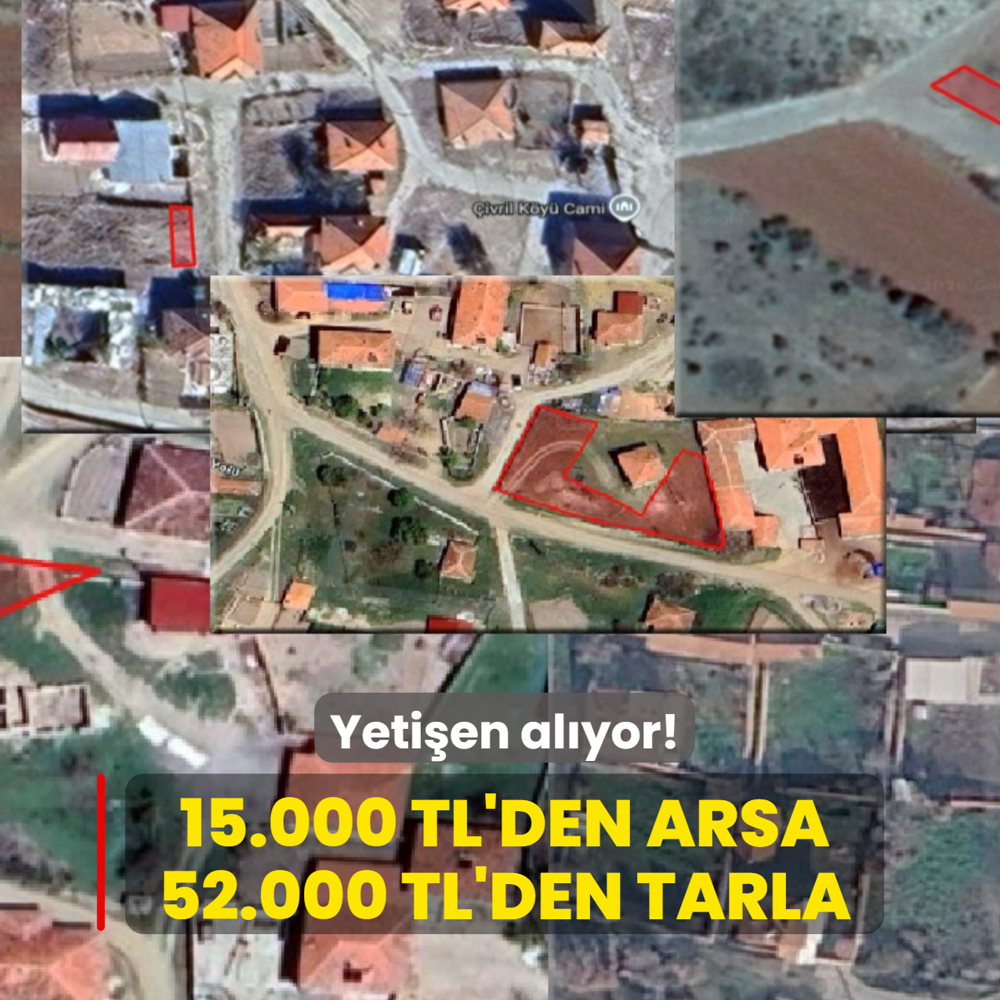 Milli Emlak a��klad�: Yeti�en al�yor! 15.000 TL'den arsa, 52.000 TL'den tarla imkan�
