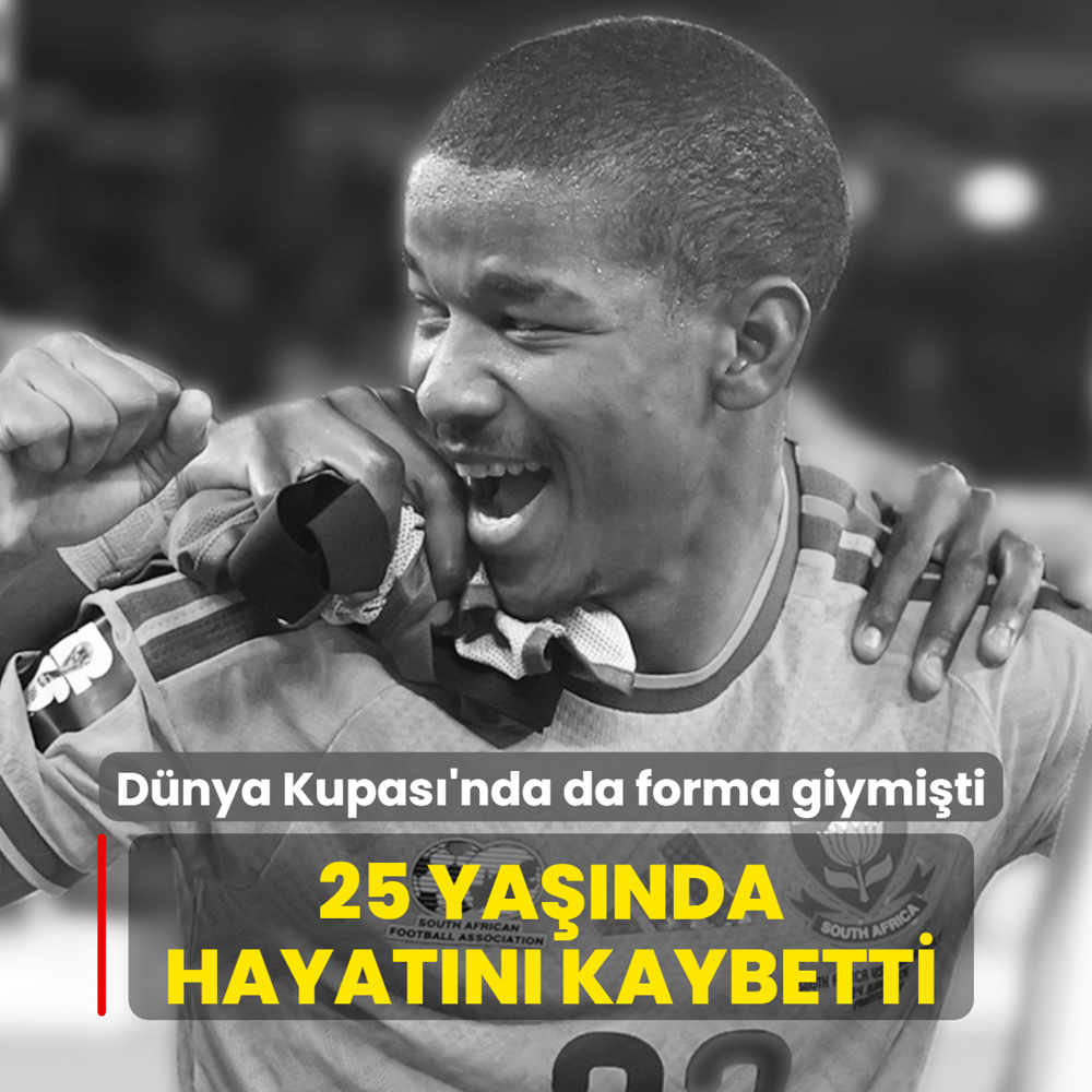 D�nya Kupas�'nda forma giymi�ti! G�ney Afrikal� futbolcu hayat�n� kaybetti