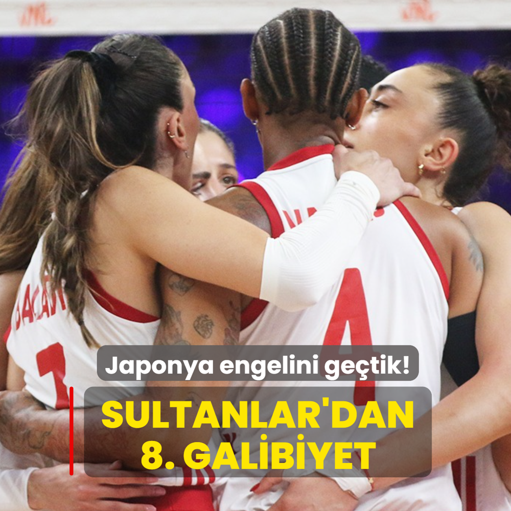 Japonya engelini ge�tik! Filenin Sultanlar�'ndan 8. galibiyet