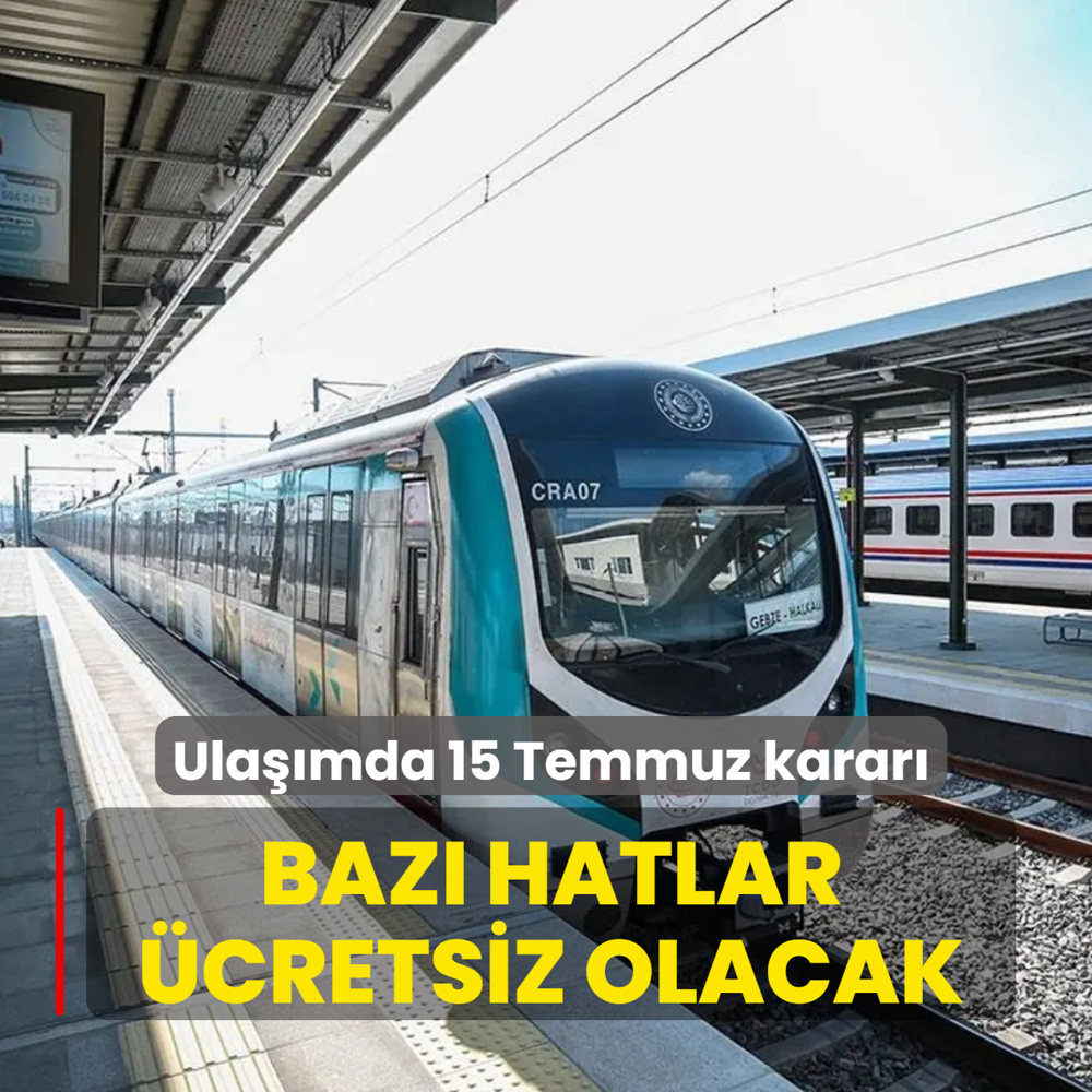 Ula��mda 15 Temmuz karar�: Baz� hatlar �cretsiz olacak