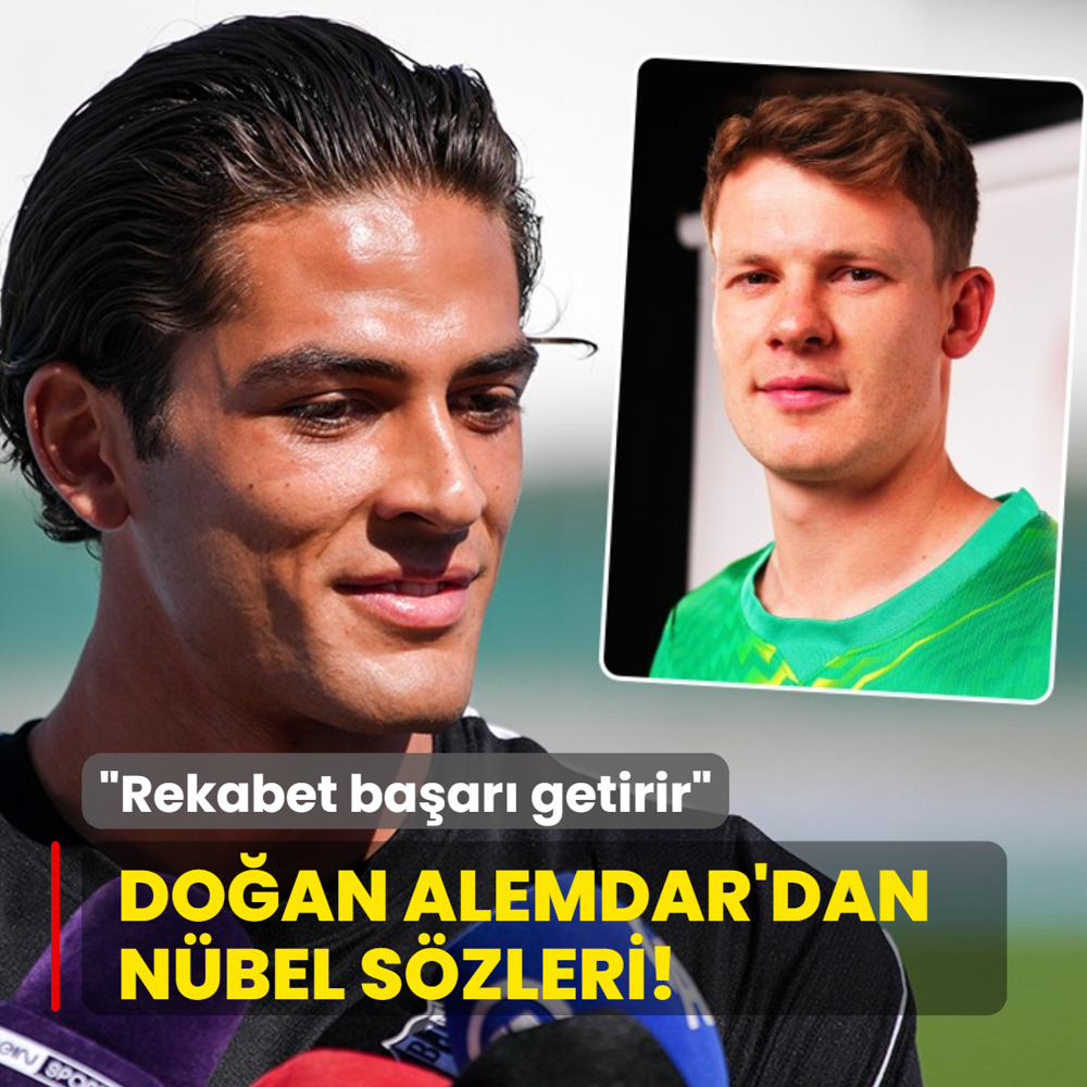Do�an Alemdar'dan N�bel s�zleri! �Rekabet ba�ar� getirir�