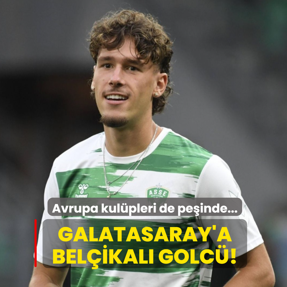 Avrupa kul�pleri de pe�inde... Galatasaray'a Bel�ikal� golc�