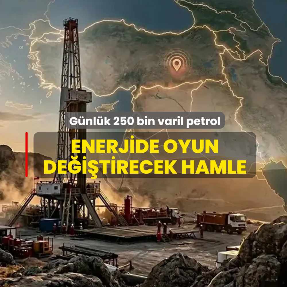 Enerjide oyun de�i�tirecek geli�me! Diyarbak�r'da g�nl�k 250 bin varil petrol