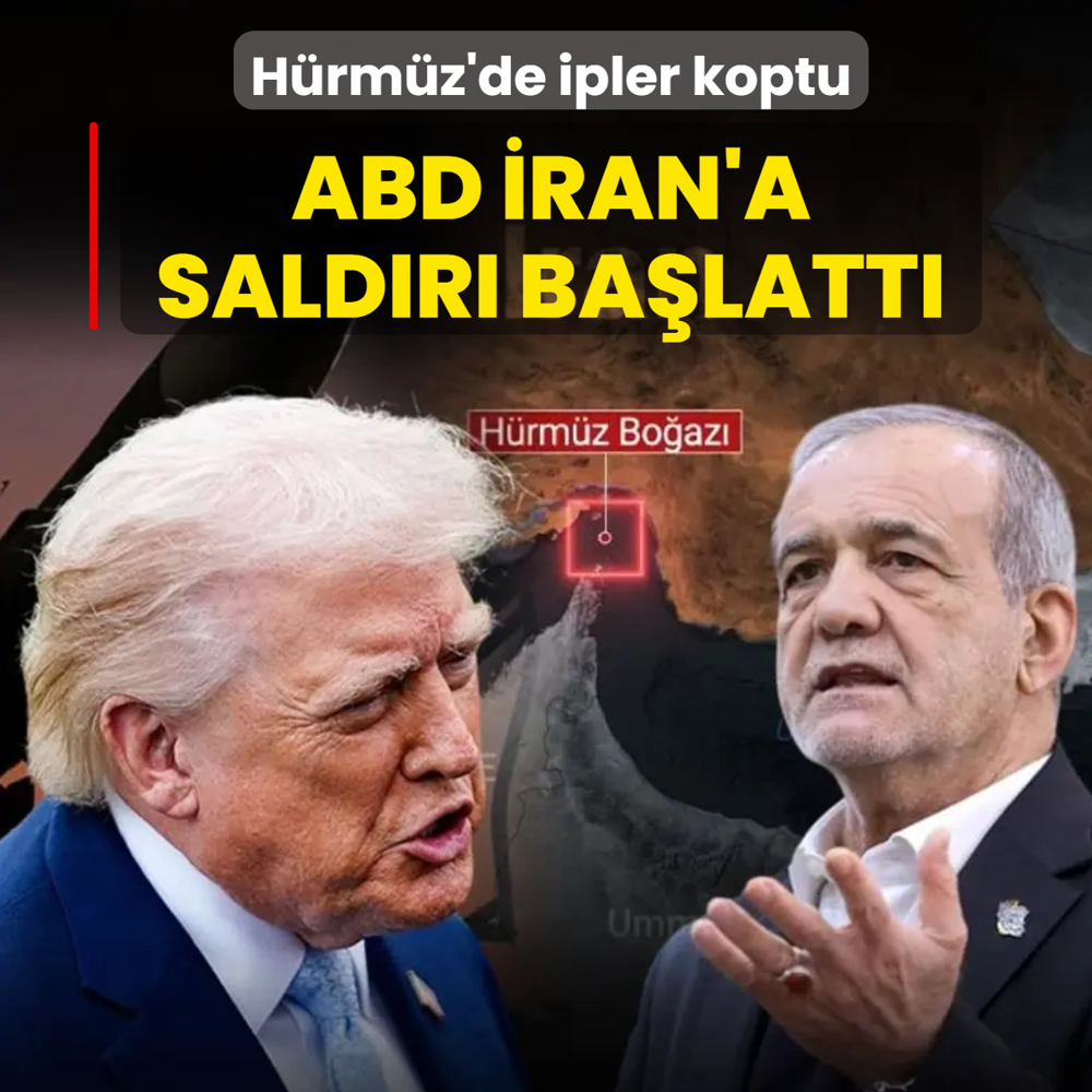 H�rm�z'de ipler koptu: ABD �ran'a sald�r� ba�latt�
