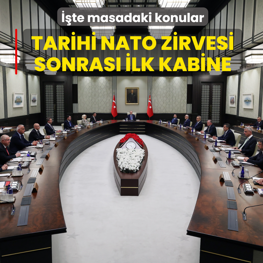 Tarihi NATO Zirvesi sonras� ilk Kabine... ��te masadaki konular