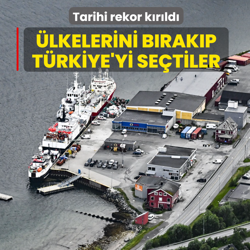 Tarihi rekor k�r�ld�... �lkelerini b�rak�p T�rkiye'yi se�tiler