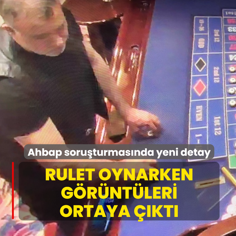 Ahbap soru�turmas�nda yeni detay: Haluk Levent'in rulet oynarken g�r�nt�leri ortaya ��kt�