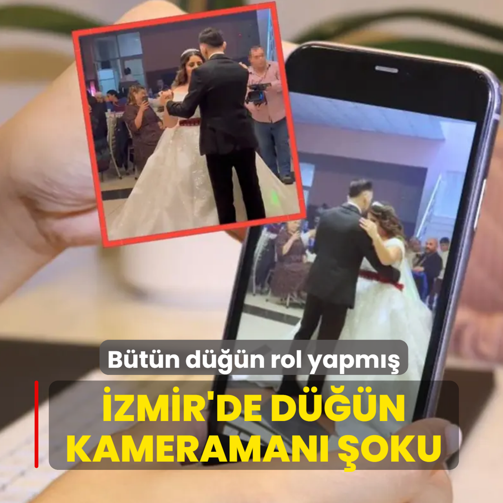 �zmir'de d���n kameraman� �oku! B�t�n d���n rol yapm��