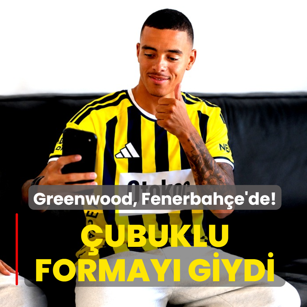 Mason Greenwood, Fenerbah�e'de! �ubuklu formay� giydi