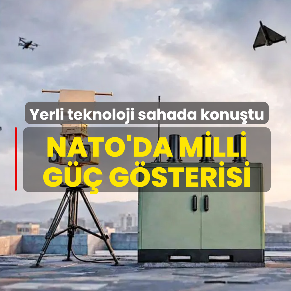 NATO Zirvesi'nde milli drone tedbir sistemi kullan�ld�
