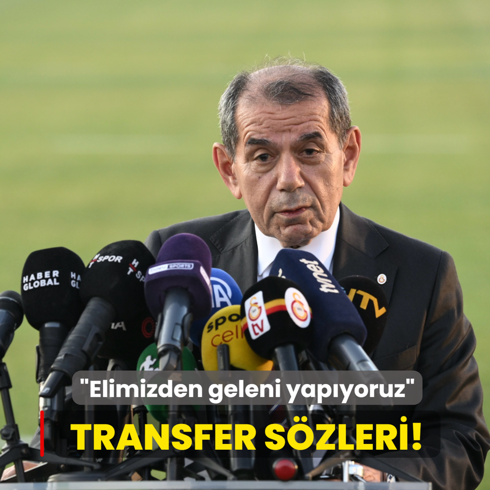Dursun �zbek'ten transfer s�zleri! �Elimizden geleni yap�yoruz�