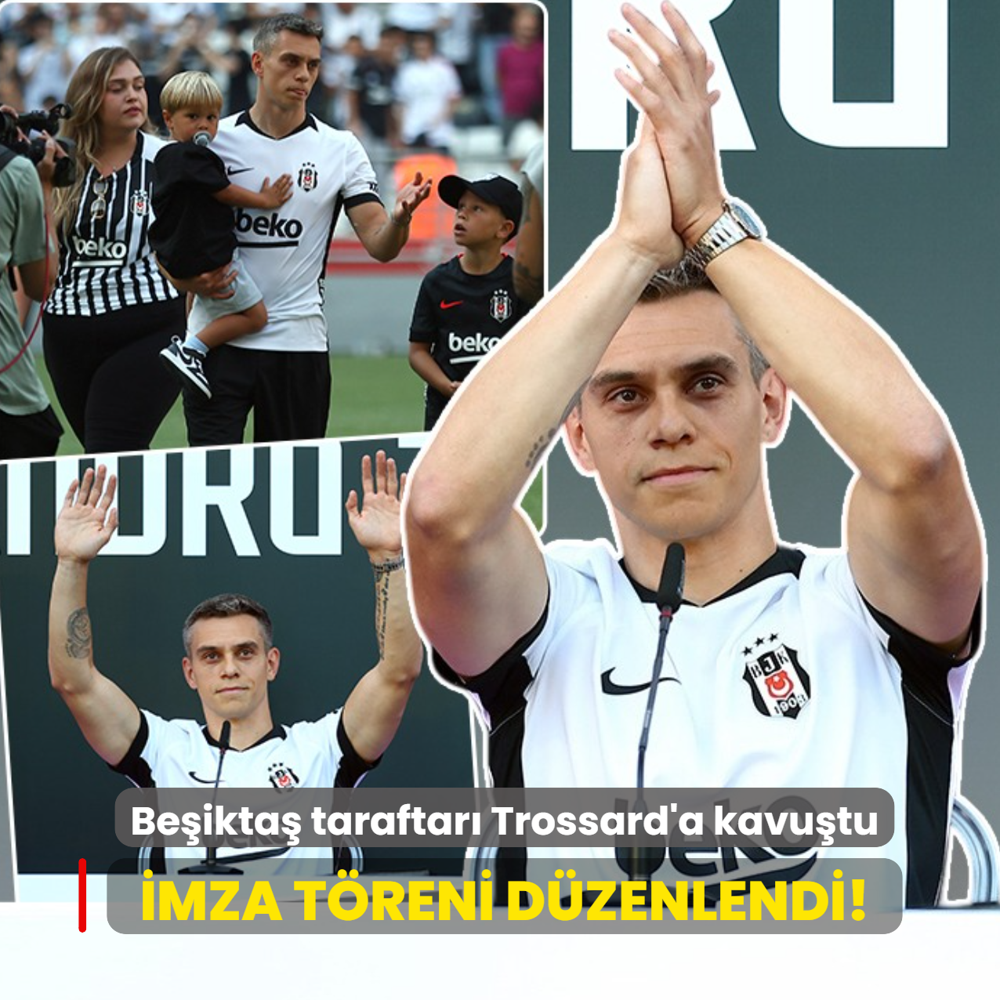 �mza t�reni d�zenlendi! Be�ikta� taraftar� Leandro Trossard'a kavu�tu