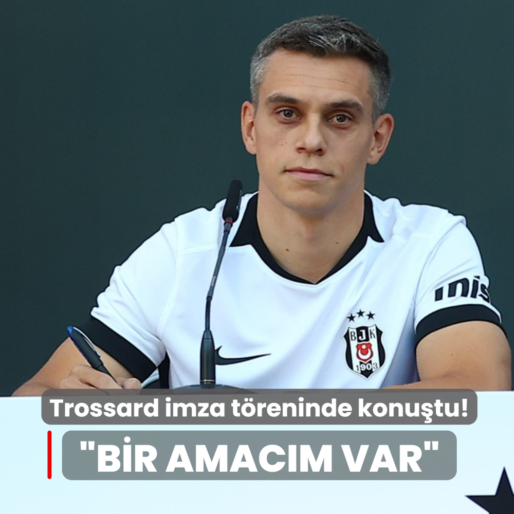 Leandro Trossard imza t�reninde konu�tu! �Bir amac�m var�
