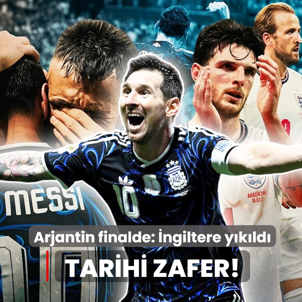 Tarihi zafer! Arjantin finalde: �ngiltere y�k�ld�