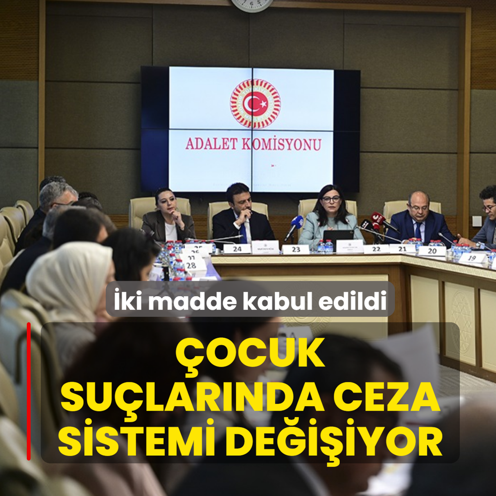 �ocuk su�lar�nda ceza sistemi de�i�iyor! �ki madde kabul edildi
