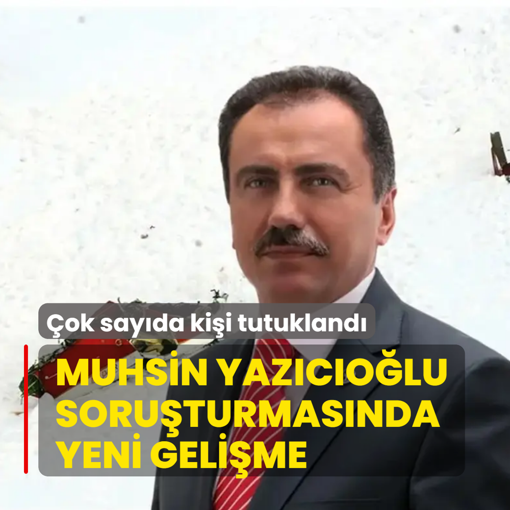 Muhsin Yaz�c�o�lu soru�turmas�: �ok say�da ki�i tutukland�