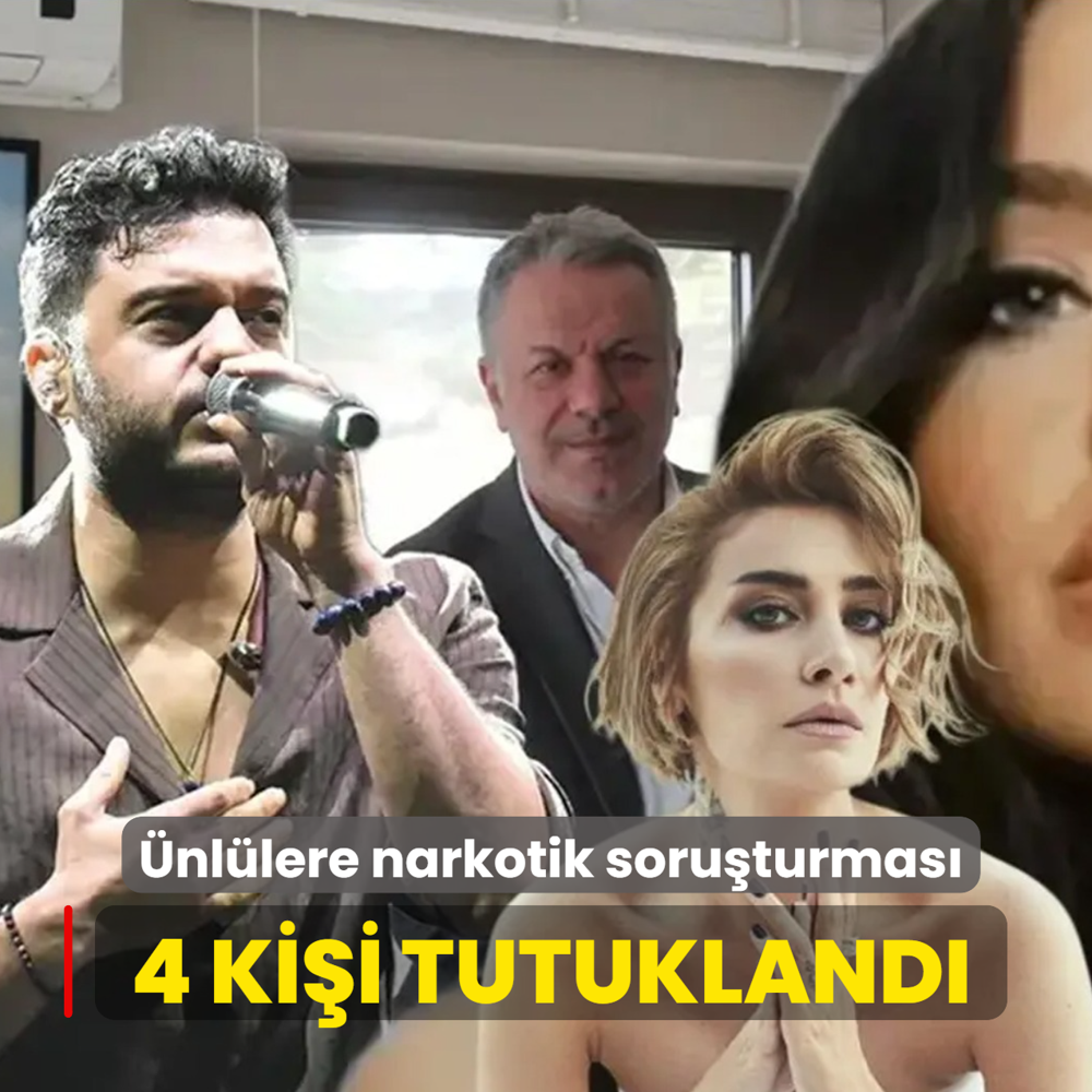 �nl�lere narkotik soru�turmas�... 4 ki�i tutukland�