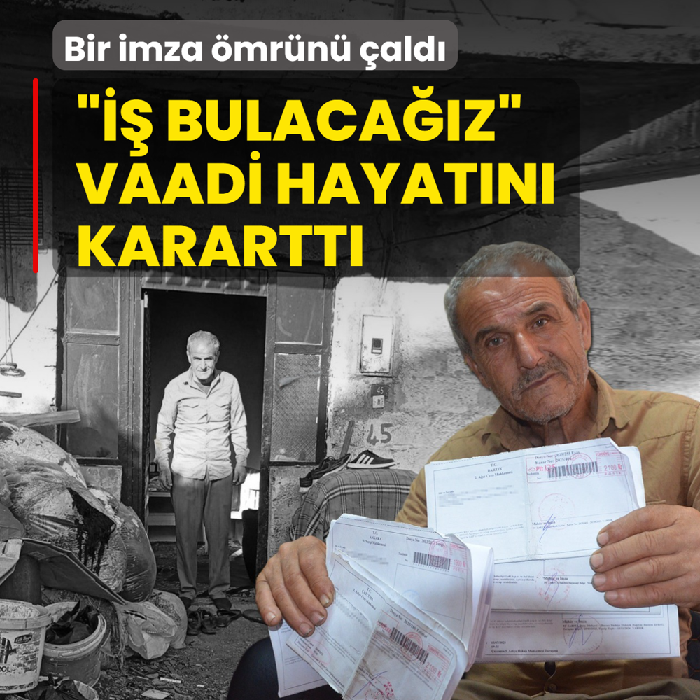 Bir imza �mr�n� �ald�! ��� bulaca��z� vaadi hayat�n� karartt�