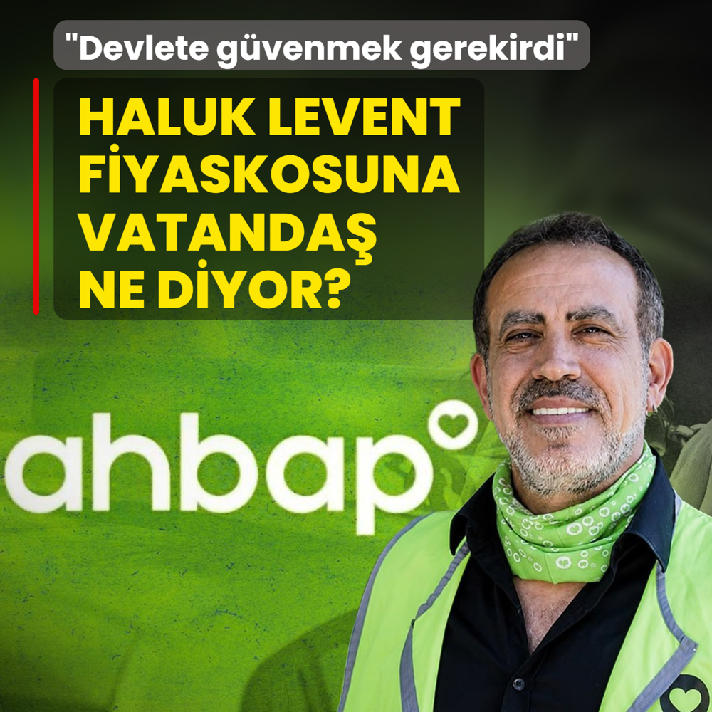 Haluk Levent fiyaskosuna vatanda� ne diyor? �Devlete g�venmek gerekirdi�