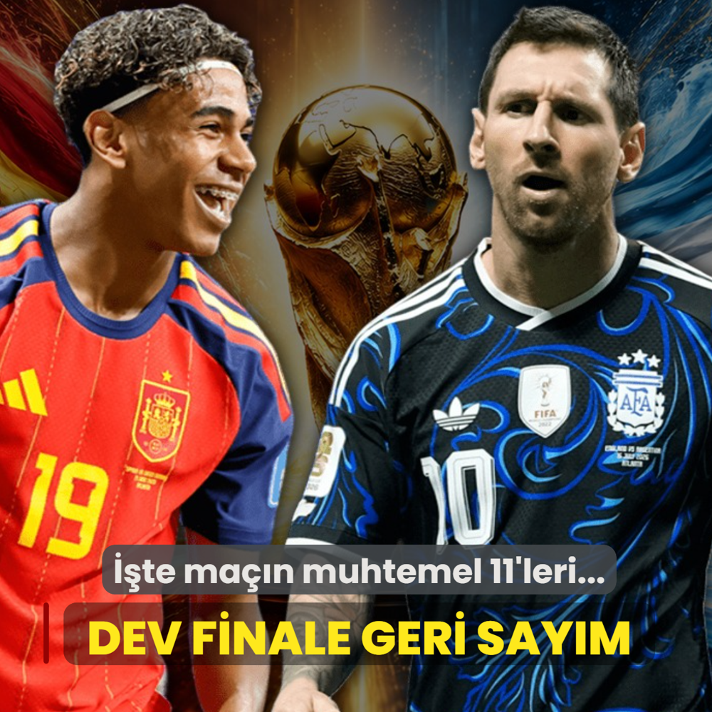 D�nya Kupas�'nda dev final! ��te �spanya-Arjantin ma��n�n muhtemel 11'leri...