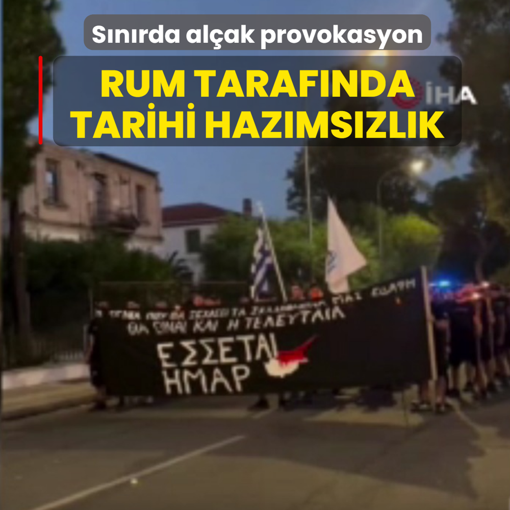 Rum taraf�nda tarihi haz�ms�zl�k! Metehan S�n�r Kap�s�'nda al�ak provokasyon