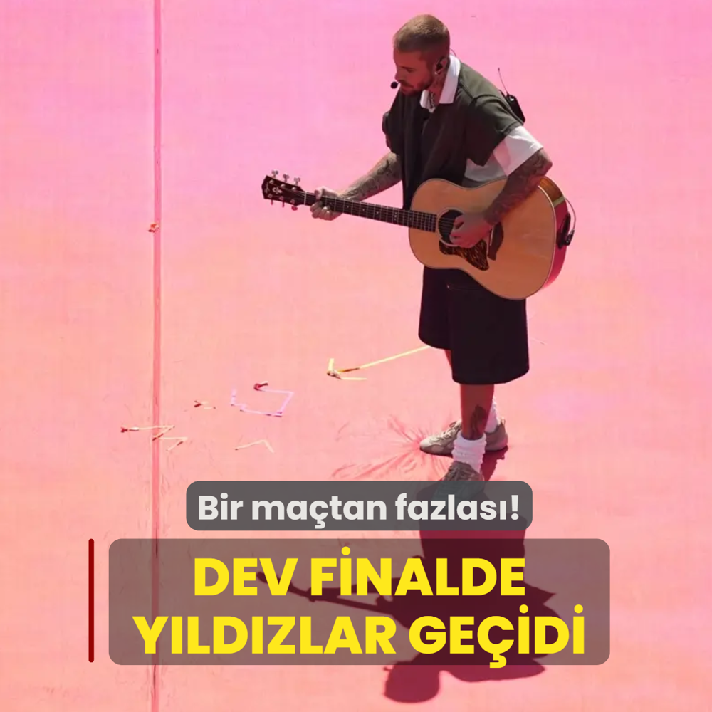 Dev finalde y�ld�zlar ge�idi