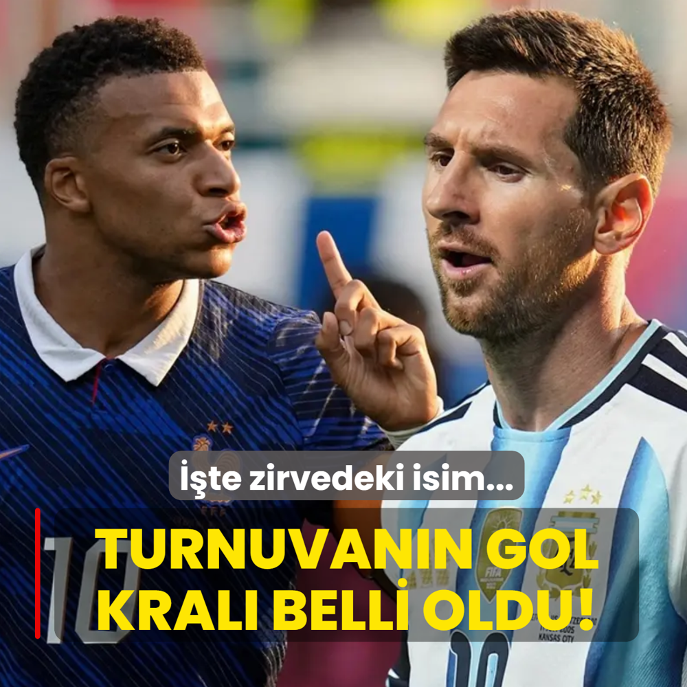 Turnuvan�n gol kral� belli oldu! ��te zirvedeki isim...