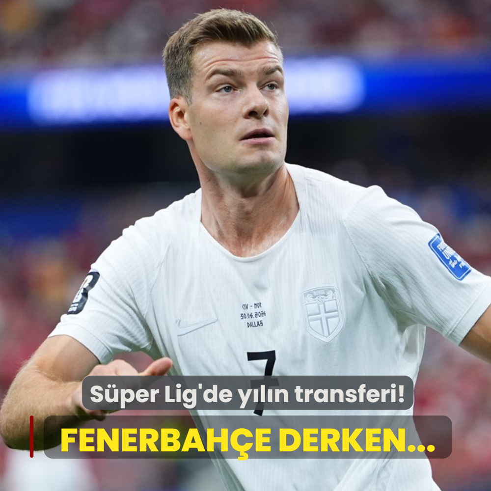 S�per Lig'de y�l�n transferi! Alexander S�rloth duyuruldu