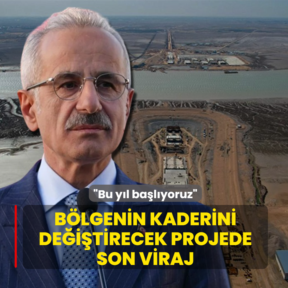 B�lgenin kaderini de�i�tirecek projede son viraj! Bakan Uralo�lu: Bu y�l ba�l�yoruz