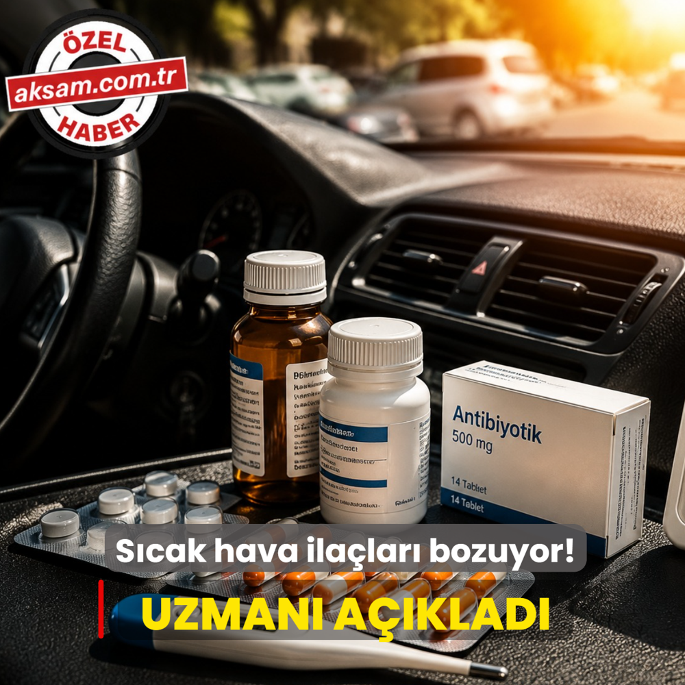 S�cak hava ila�lar� bozuyor! Ara�ta b�rakanlar dikkat