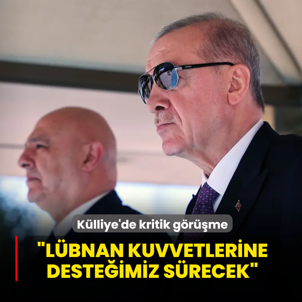 Külliye'de kritik görüşme: ‘İsrail'in işlediği suçlar gündemimizde‘