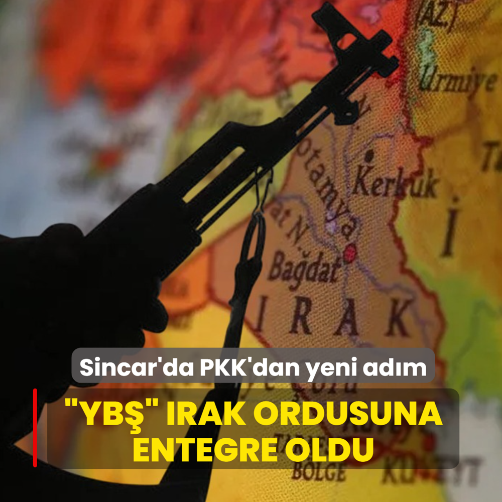 Sincar'da PKK'dan yeni adım! ‘YBŞ‘ Irak ordusuna entegre oldu