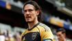 Edinson Cavani soyunma odasn kartrd