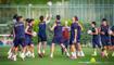 Trabzonspor'da yeni sezon haz�rl�klar� kapsam�nda g�n�n antrenman� tamamland�