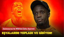 Galatasaray'da Wilfried Zaha depremi! Eşyalarını topladı ve gidiyor