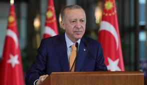 Bakan Erdoan'dan, erkes Srgn'nn yl dnmne ilikin paylam