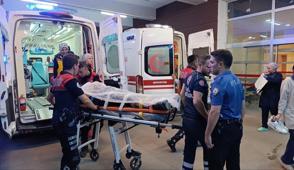 Adyaman'da motosikletli ekip kaza yapt: 2 polis yaral