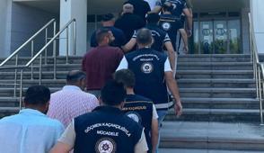 Gmen kaaklna geit yok: 7 zanl tutukland