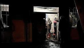 Dzce'de cami yangn:  ksm kullanlmaz hale geldi