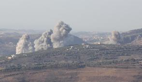 Katilden Lbnan'n gneyine hava saldrs