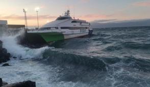 F�rt�na deniz ula��m�n� vurdu... BUDO'nun 8 seferi iptal edildi